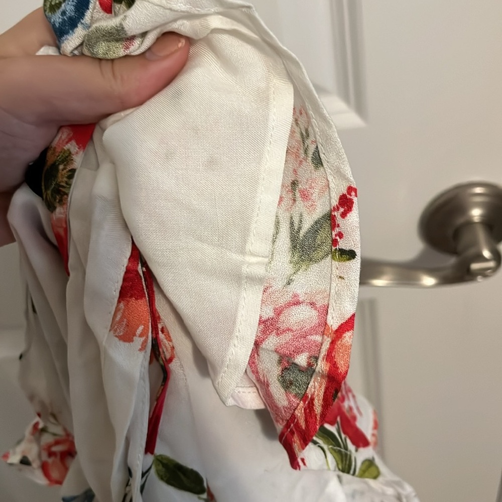 Lulus Floral Wrap Mini Dress - Picture 14 of 16